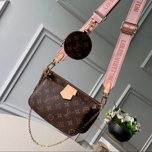 LV Pochette Accessories CrossBody Pink